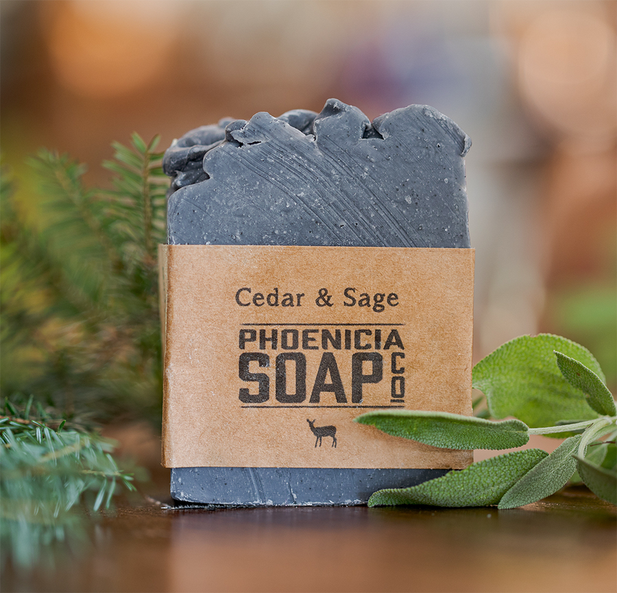 Cedarwood Sage Shampoo and Soap Bar